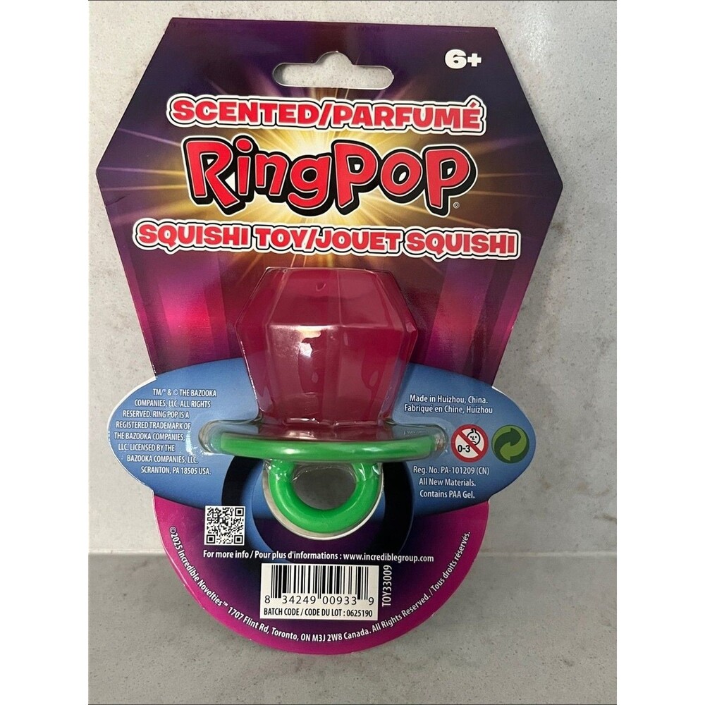 Incredible Group Ring Pop Squishi Toy-Pink